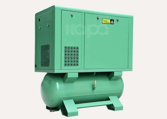 Laser Cutting 4 In 1 18.5kw 25hp Integrated Screw Air Compressor Mounted With Air Tank And Air Dryer