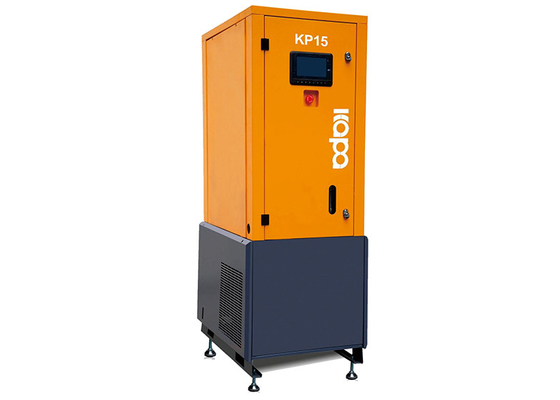 20HP/15KW 8BAR 10BAR Compact Portable Rotary Screw Air Compressor With 100L Air Tank  Outlet NPT3/4"
