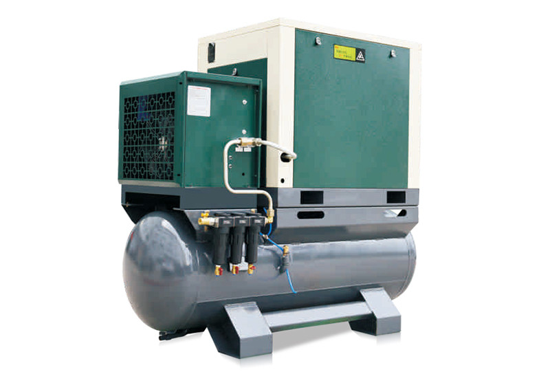 22KW 30HP 2.2m3/min high pressure screw compressor integrated air ...