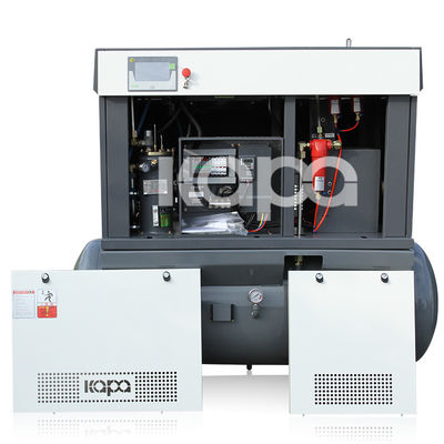 Laser Cutting 4 In 1 7.5kw 10hp Integrated Screw Air Compressor Mounted With Air Tank And Air Dryer